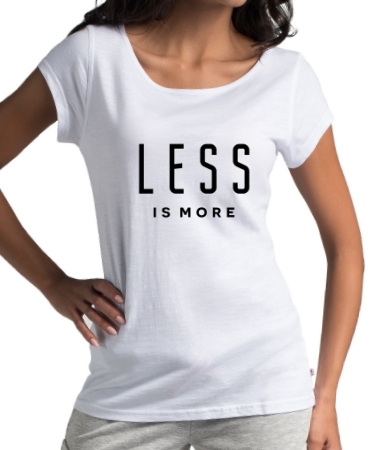 Less is more