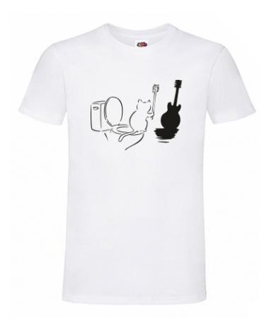 Kot z gitarą